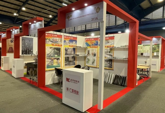 Merek yang Mendunia | Guangya Aluminium Bersinar di Pameran Bahan Bangunan Internasional Bogota di Kolombia